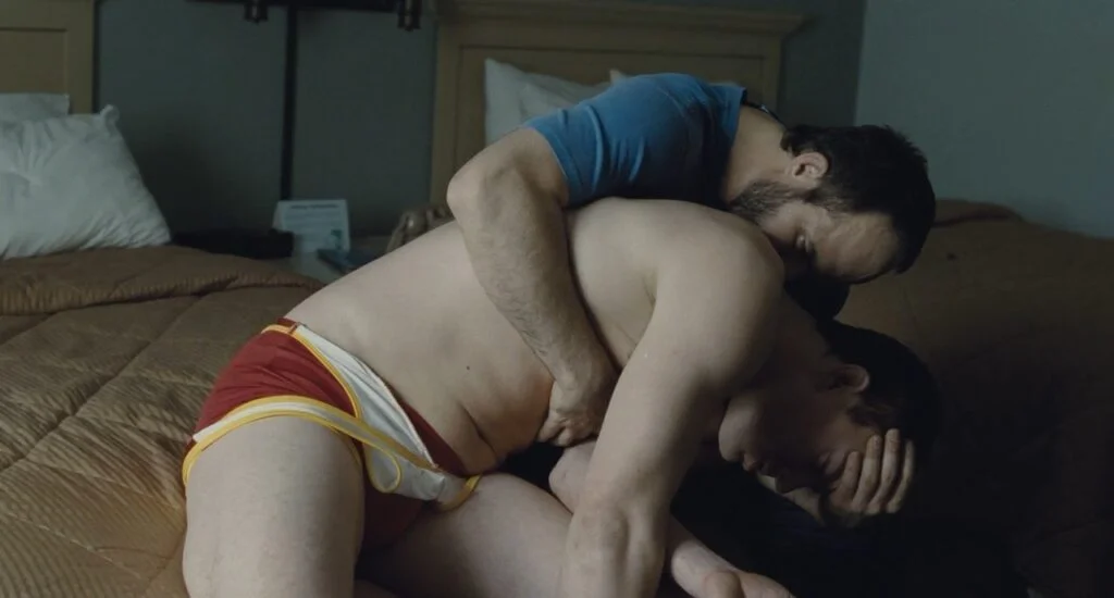Cena do filme Foxcatcher.